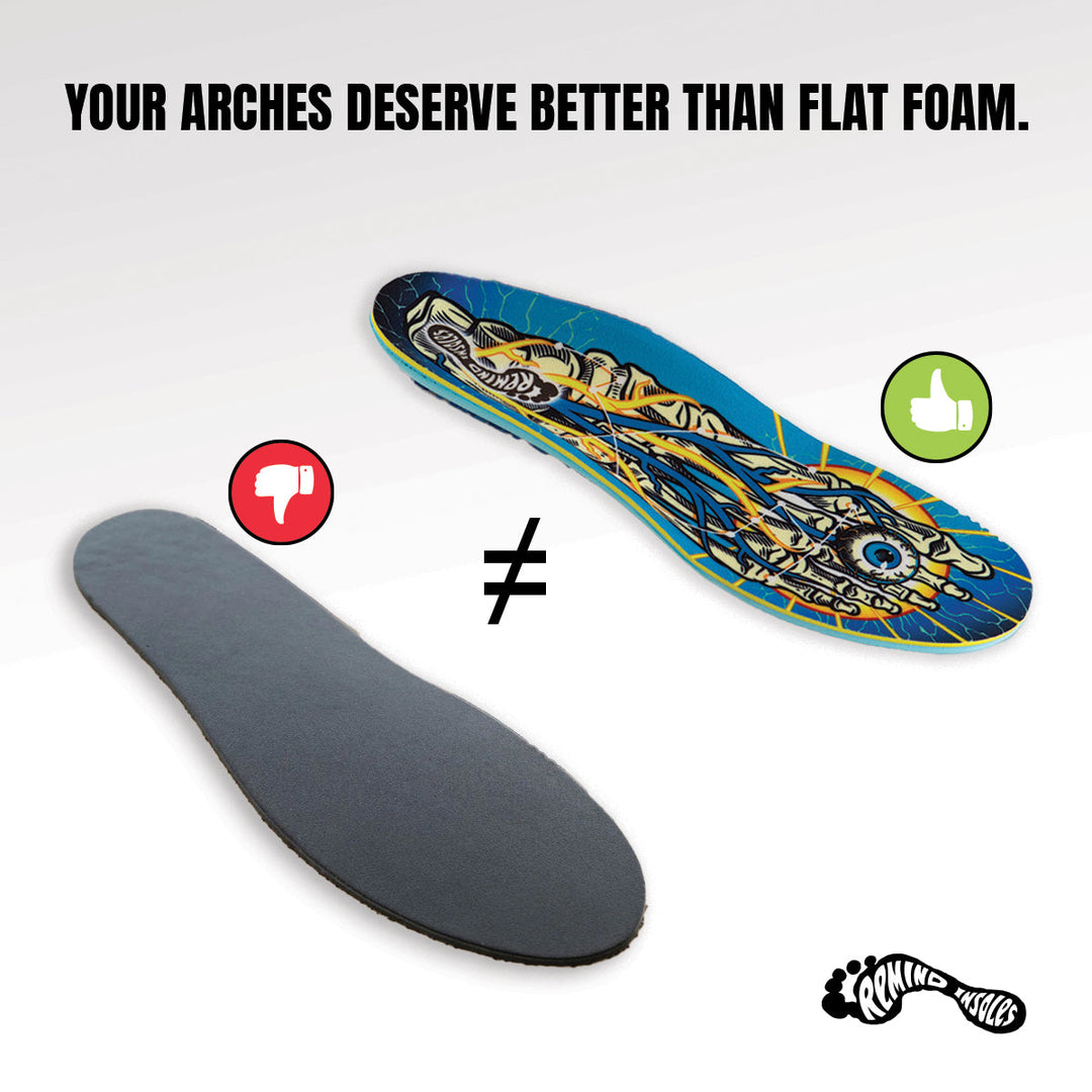Why Flat Insoles Fail — and How Remind Insoles Actually Fix the Problem