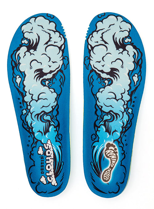 DESTIN IMPACT CLOUDS 5.5MM Low-All Arch Insoles